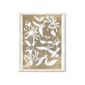 Picture of White Wash Florals II _GroupedProduct_Rectangle_Portrait_Framed_Matted_