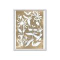 Picture of White Wash Florals II _GroupedProduct_Rectangle_Portrait_Framed_Matted_