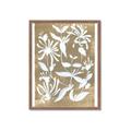 Picture of White Wash Florals II _GroupedProduct_Rectangle_Portrait_Framed_Matted_