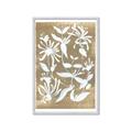 Picture of White Wash Florals II _GroupedProduct_Rectangle_Portrait_Framed_Matted_
