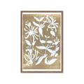 Picture of White Wash Florals II _GroupedProduct_Rectangle_Portrait_Framed_Matted_