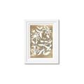 Picture of White Wash Florals II _GroupedProduct_Rectangle_Portrait_Framed_Matted_