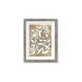 Picture of White Wash Florals II _GroupedProduct_Rectangle_Portrait_Framed_Matted_