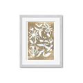 Picture of White Wash Florals II _GroupedProduct_Rectangle_Portrait_Framed_Matted_