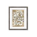Picture of White Wash Florals II _GroupedProduct_Rectangle_Portrait_Framed_Matted_