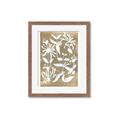 Picture of White Wash Florals II _GroupedProduct_Rectangle_Portrait_Framed_Matted_