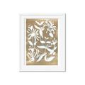 Picture of White Wash Florals II _GroupedProduct_Rectangle_Portrait_Framed_Matted_