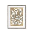 Picture of White Wash Florals II _GroupedProduct_Rectangle_Portrait_Framed_Matted_