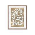 Picture of White Wash Florals II _GroupedProduct_Rectangle_Portrait_Framed_Matted_