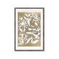 Picture of White Wash Florals II _GroupedProduct_Rectangle_Portrait_Framed_Matted_