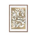 Picture of White Wash Florals II _GroupedProduct_Rectangle_Portrait_Framed_Matted_