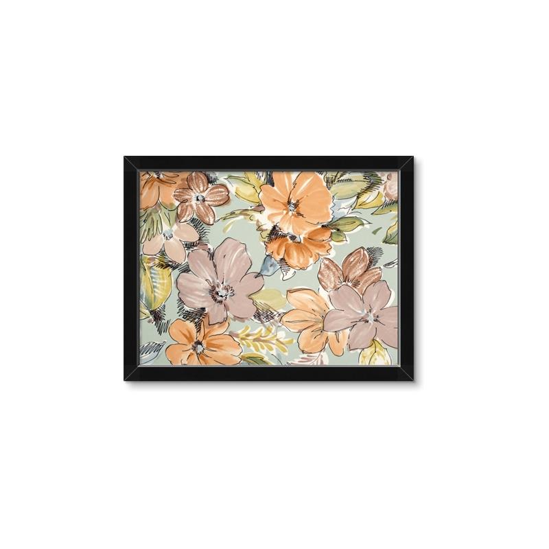 Picture of Pretty Florals II _GroupedProduct_Rectangle_Landscape_Framed_Matted_