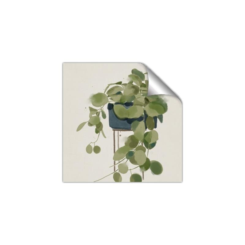 Picture of Plant in Black Pot I _GroupedProduct_Square_Unframed_Print_Only_