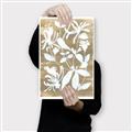 Picture of White Wash Florals I _GroupedProduct_Rectangle_Portrait_Canvas_