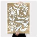 Picture of White Wash Florals II _GroupedProduct_Rectangle_Portrait_Canvas_