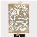 Picture of White Wash Florals II _GroupedProduct_Rectangle_Portrait_Canvas_