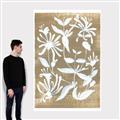 Picture of White Wash Florals II _GroupedProduct_Rectangle_Portrait_Canvas_
