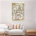 Picture of White Wash Florals II _GroupedProduct_Rectangle_Portrait_Canvas_
