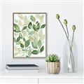 Picture of Watercolor Greens I _GroupedProduct_Rectangle_Portrait_Canvas_Framed_