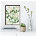 Picture of Watercolor Greens I _GroupedProduct_Rectangle_Portrait_Canvas_Framed_