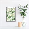 Picture of Watercolor Greens I _GroupedProduct_Rectangle_Portrait_Canvas_Framed_