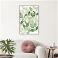 Picture of Watercolor Greens I _GroupedProduct_Rectangle_Portrait_Canvas_Framed_