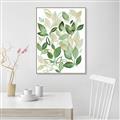 Picture of Watercolor Greens I _GroupedProduct_Rectangle_Portrait_Canvas_Framed_