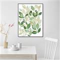 Picture of Watercolor Greens I _GroupedProduct_Rectangle_Portrait_Canvas_Framed_
