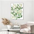 Picture of Watercolor Greens I _GroupedProduct_Rectangle_Portrait_Canvas_Framed_