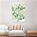 Picture of Watercolor Greens I _GroupedProduct_Rectangle_Portrait_Canvas_Framed_
