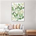 Picture of Watercolor Greens I _GroupedProduct_Rectangle_Portrait_Canvas_Framed_