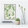 Picture of Watercolor Greens II _GroupedProduct_Rectangle_Portrait_Canvas_Framed_