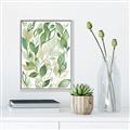Picture of Watercolor Greens II _GroupedProduct_Rectangle_Portrait_Canvas_Framed_