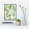 Picture of Watercolor Greens II _GroupedProduct_Rectangle_Portrait_Canvas_Framed_