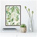 Picture of Watercolor Greens II _GroupedProduct_Rectangle_Portrait_Canvas_Framed_