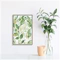 Picture of Watercolor Greens II _GroupedProduct_Rectangle_Portrait_Canvas_Framed_