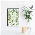 Picture of Watercolor Greens II _GroupedProduct_Rectangle_Portrait_Canvas_Framed_