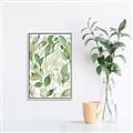 Picture of Watercolor Greens II _GroupedProduct_Rectangle_Portrait_Canvas_Framed_