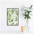 Picture of Watercolor Greens II _GroupedProduct_Rectangle_Portrait_Canvas_Framed_