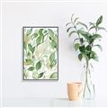 Picture of Watercolor Greens II _GroupedProduct_Rectangle_Portrait_Canvas_Framed_