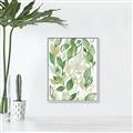 Picture of Watercolor Greens II _GroupedProduct_Rectangle_Portrait_Canvas_Framed_