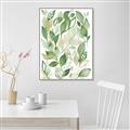 Picture of Watercolor Greens II _GroupedProduct_Rectangle_Portrait_Canvas_Framed_