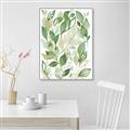 Picture of Watercolor Greens II _GroupedProduct_Rectangle_Portrait_Canvas_Framed_