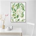 Picture of Watercolor Greens II _GroupedProduct_Rectangle_Portrait_Canvas_Framed_