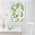 Picture of Watercolor Greens II _GroupedProduct_Rectangle_Portrait_Canvas_Framed_