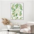 Picture of Watercolor Greens II _GroupedProduct_Rectangle_Portrait_Canvas_Framed_