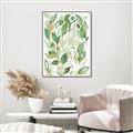 Picture of Watercolor Greens II _GroupedProduct_Rectangle_Portrait_Canvas_Framed_
