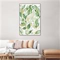 Picture of Watercolor Greens II _GroupedProduct_Rectangle_Portrait_Canvas_Framed_