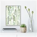 Picture of Watercolor Greens II _GroupedProduct_Rectangle_Portrait_Canvas_Framed_