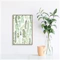Picture of Watercolor Greens II _GroupedProduct_Rectangle_Portrait_Canvas_Framed_